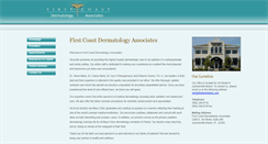 Desktop Screenshot of firstcoastderm.com